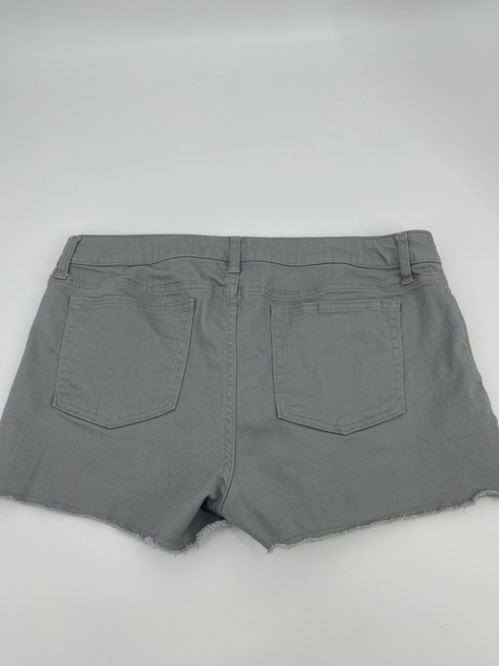 GAP Hadley Frayed Hem Denim Shorts 12 Normcore Coastal Effortless Casual Relaxed - Picture 2 of 11